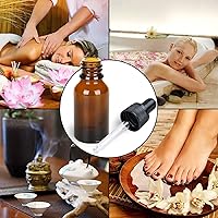 Vista 6 de Botellas de spray ámbar y vidrio - 0.7 fl oz, botellas de rodillo de 0.3 fl oz para aceites esenciales y cosméticos