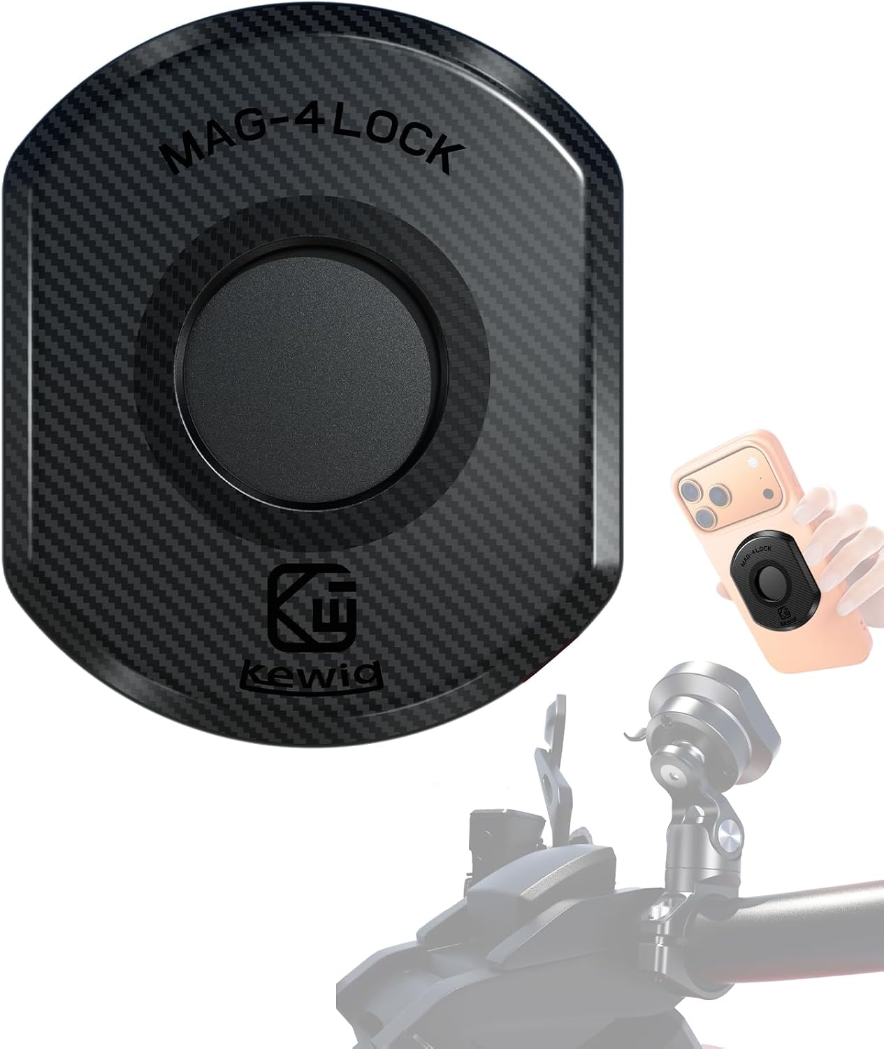 Kewig M36 Magnetic Phone Mount Dedicated Magnetic Adhesive Adapter