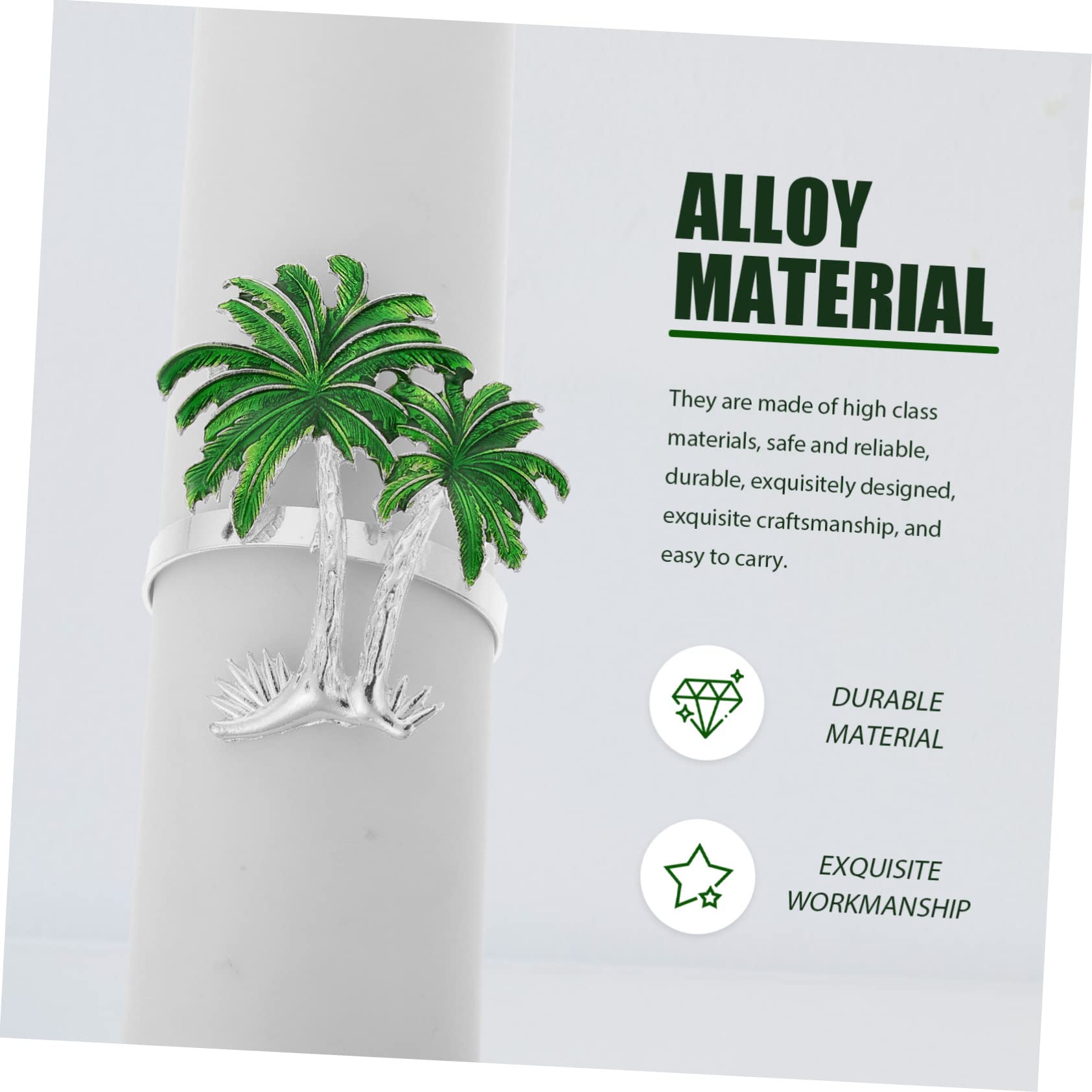 TOPBATHY 16piezas De Anillos De Servilleta De Forma De Árbol De para Decoración De Bodas y Familiares