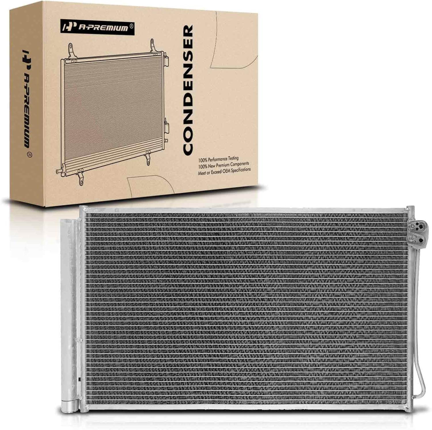 A-Premium A/C Condenser Replace# 4478350070 - Compatible with 2016-2020 Mercedes-Benz Metris L4 2.0L