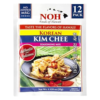 NOH Korean Kim Chee Base, 1.125-Ounce Packet, Pack of 12