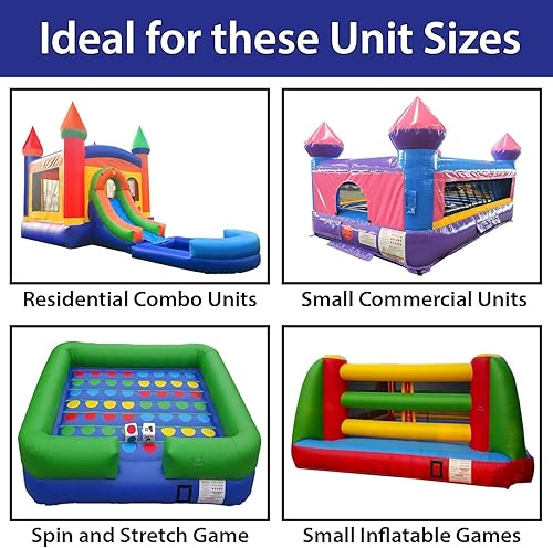 Miniatura 5 de TentandTable Bolsa de almacenamiento de vinilo resistente  Mediana, 42 pulgadas por 60 pulgadas  Costuras reforzadas  para casas de rebote