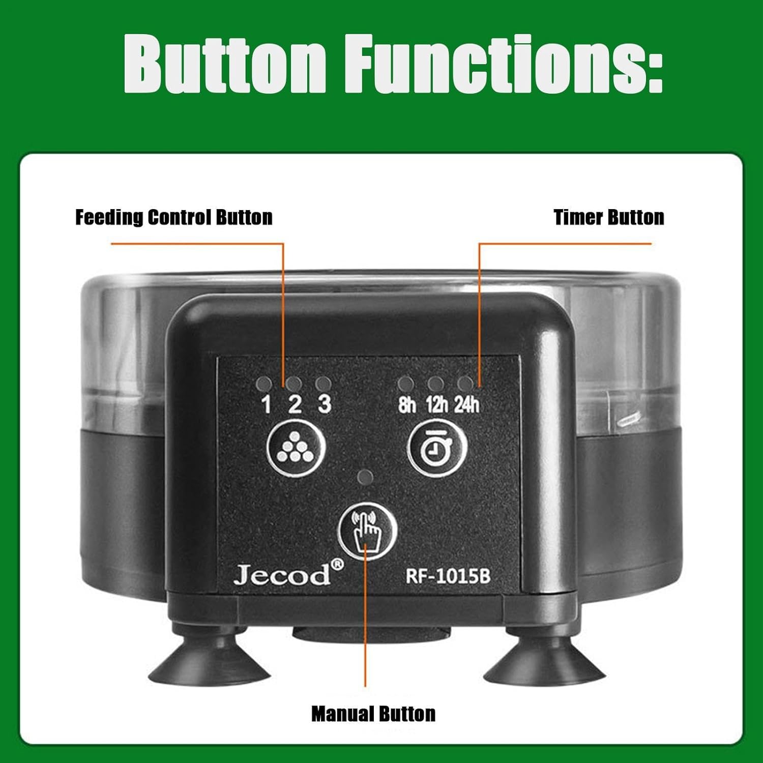Auto Fish Feeder for Aquarium, 2026 New Automatic Fish Feeder, Adjustable Portions, 105ml Fishs Food Dispenser for Vacation Weekend Holiday Turtle Tank Outdoor Pond Indoor Pets
