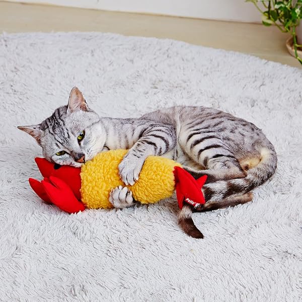 アドメイト (ADD. MATE)ペティオ (Petio) 猫用おもちゃ けりぐるみ カラッと揚がったえび天 - 1