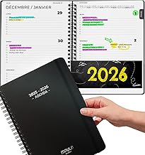 2026 A5 Academic Diary - Week to View Planner Student Teacher University Daily Notebook July 2025 to August 2026 Organization Work Studies Daily Life