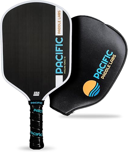 PACIFIC PADDLE LABS Paleta de pickleball de tuberías, fibra de carbono cruda, opciones de 0.31 pulgadas y 0.63 pulgadas, raqueta de pickleball PACIFIC PADDLE LABS Paleta de pickleball de tuberías, fibra de carbono cruda, opciones de 0.31 pulgadas y 0.63 pulgadas, raqueta de pickleball