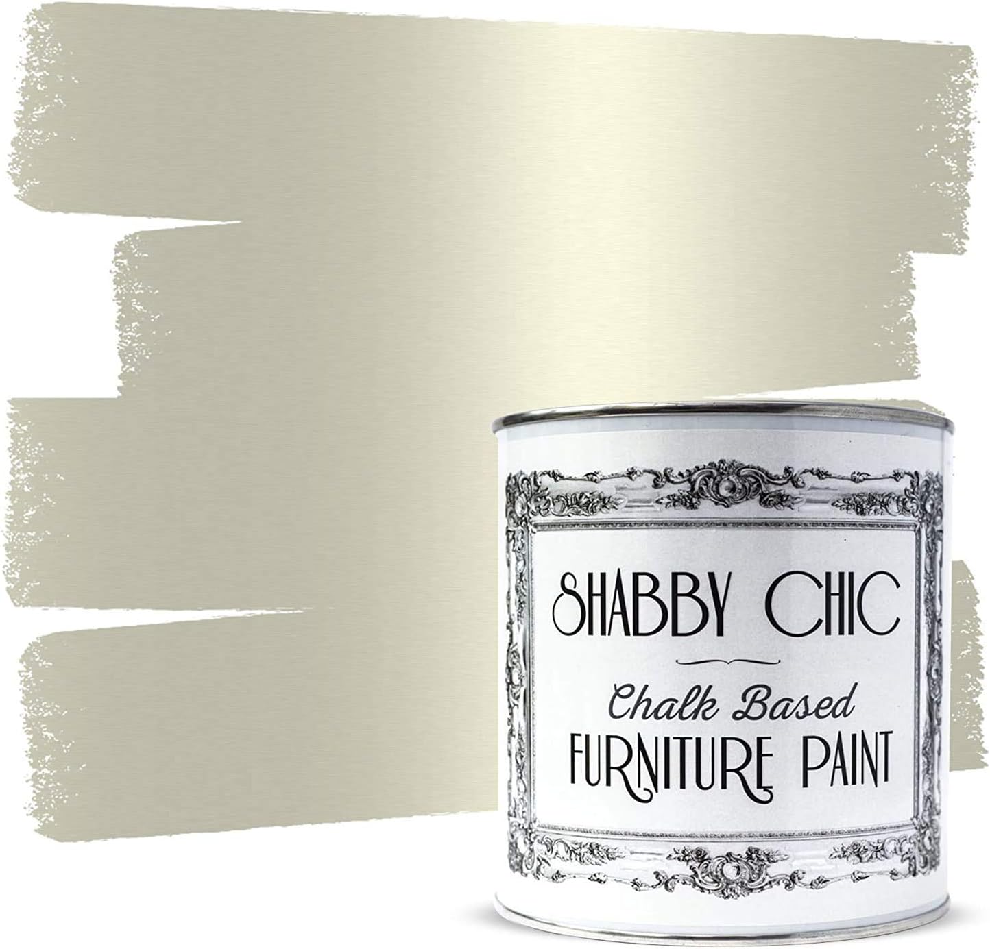 Shabby Chic Chalk Based Furniture Paint, Antique Champagne - 250 ml | Distressed Matt Finish for Furniture, Home Decor or DIY | Interior & Exterior | Non-Sand, Suitable for Wood, Plastic & Metal