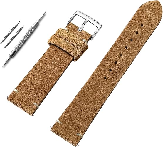 Top 12 Best Suede Watch Straps You Can’t Miss Today 16 71LSlQ8dvnL. AC SY500
