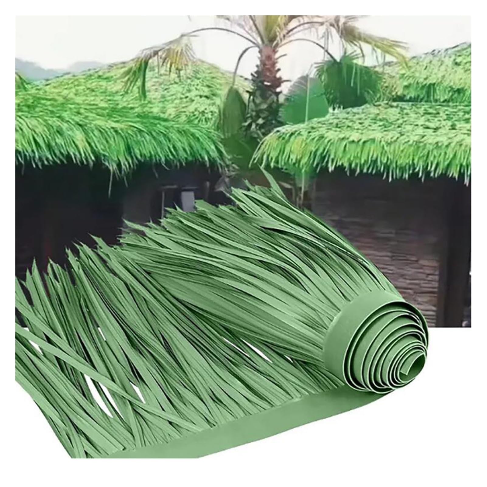 Rollo de techo de paja artificial para decoración de fiestas y jardines