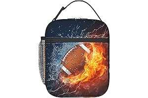 Football Shaped Lunch Bag