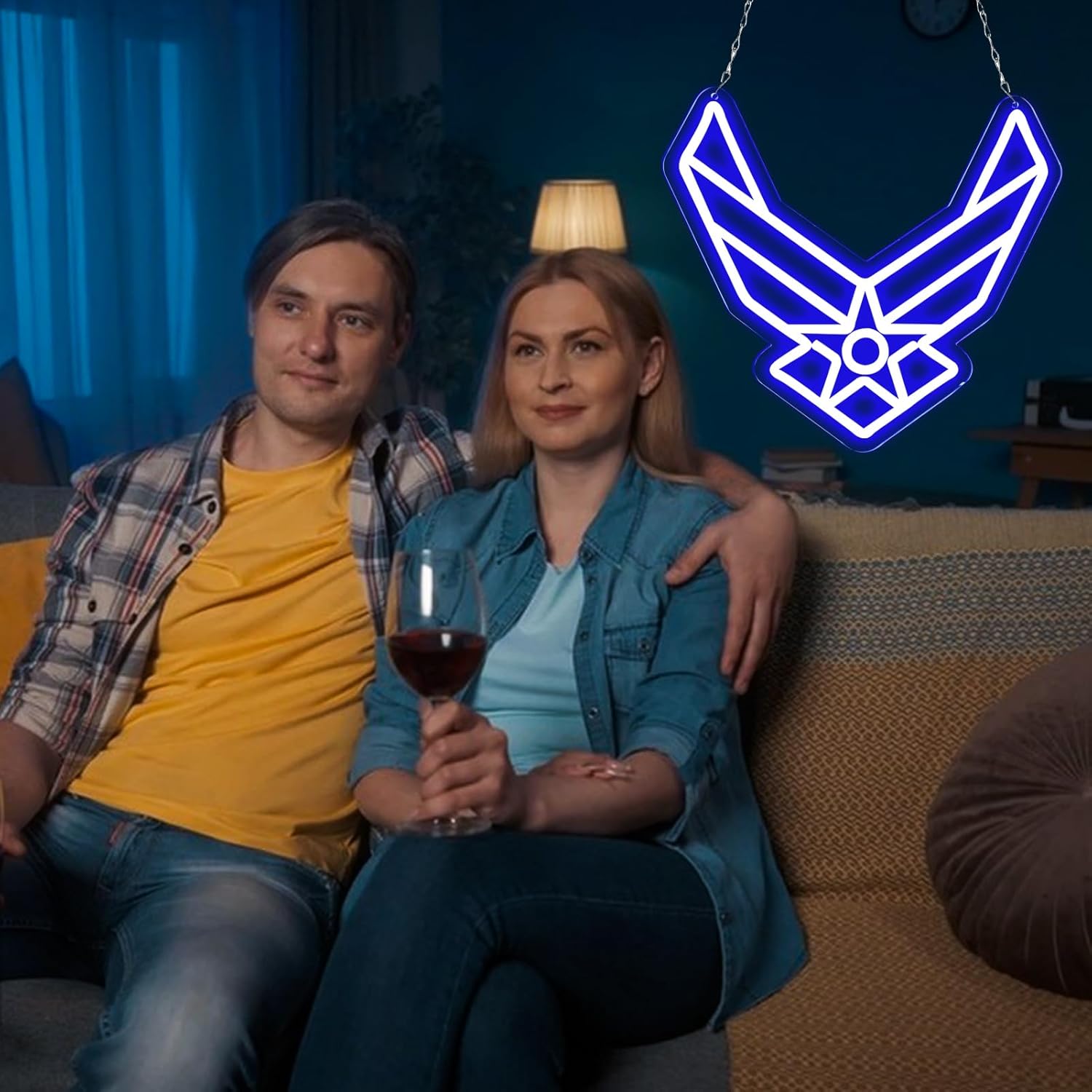 Military-themed Neon Signs Veteran Neon Lights Wall Decor for Man Cave Bedroom Bar Army Themed Gift Art for Christmas Party-14.33 x 13 IN-USB Powered-Acrylic - Image 4