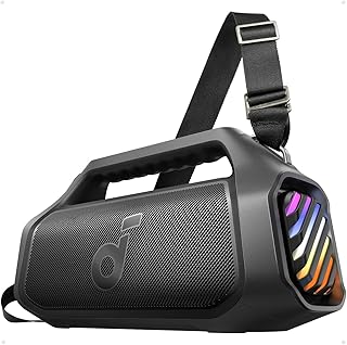 Soundcore Boom 2 Plus Powerful Outdoor Bluetooth Speaker, 140W, 2+2 Stereo Channels, BassUp 2.0, Bluetooth 5.3, 30W Fast C…