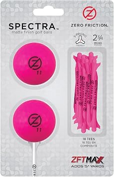 Zero Friction Spectra 2 Ball/Tee Pack