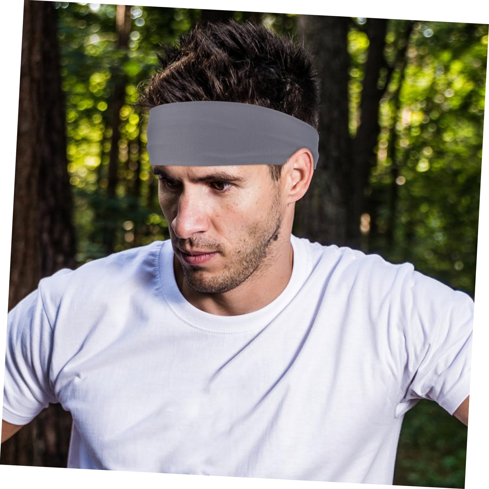 BESPORTBLE Bandeau De Sport Élastique pour Hommes Et Lot de Bandes Absorbantes pour Yoga Course Et Fitness Couleurs