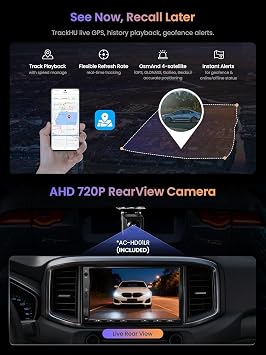 ATOTO A5 7 Android Double Din Car Stereo with Backup Camera, Wireless CarPlay& Android Auto Touch Screen, WiFi/Bluetooth/USB,24 Band EQ DSP, FM/TF, MirrorLink, 2+32G, Gemini&ChatGPT AI, GPS Tracking