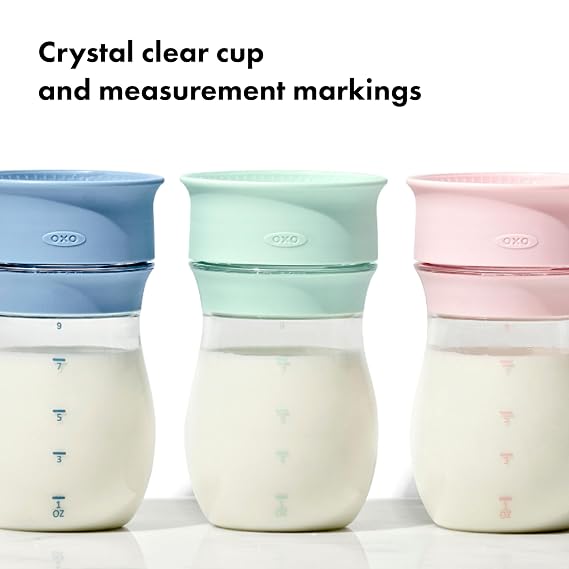 OXO Tot Transitions 360 Cup 9 Oz. - Opal and Blossom - 2 pack