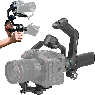 FeiyuTech SCORP-C2 3-Axis Gimbal Stabilizer: AI Tracking 4.0, 7.7lb Payload, Bluetooth Control for Canon Sony Nikon Vlogging