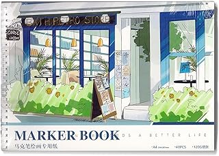Yiwu JGXQ 4300-5072 Sketch Marker Paper Book, 29.7 cm x 21 cm Size