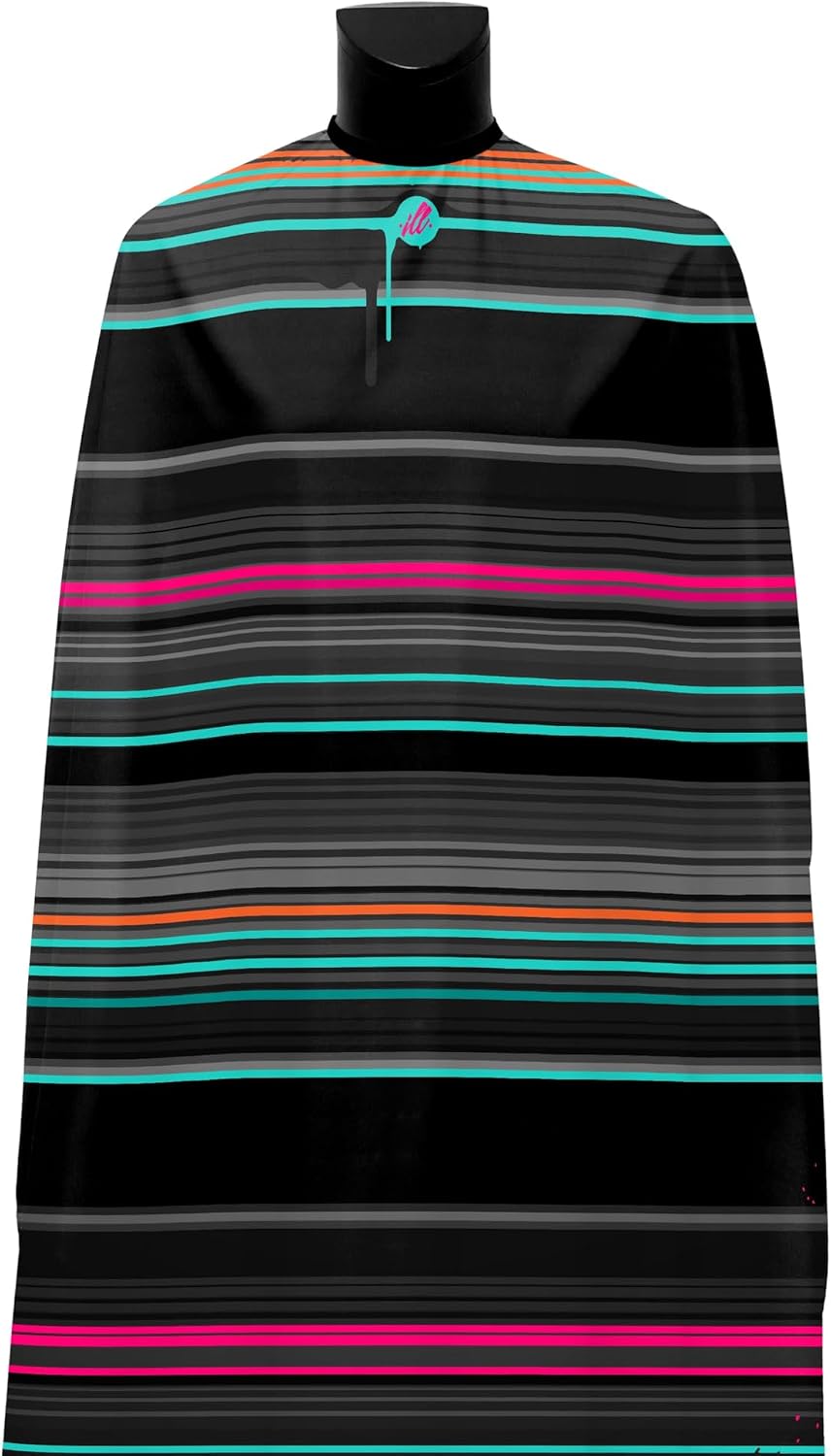 Illuzien Fiesta Sarape PRO Barber Cape, Hair Cut Drape, Water-Resistant Barber Accessories, Professional Cape