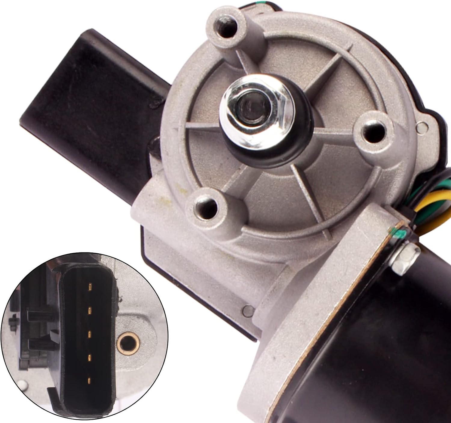 Windshield Wiper Motor Compatible for Jeep Wrangler 2007-2016 Replace Front Wiper Motor 55077859AB 55077859AC
