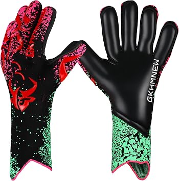 Soccer Goalkeeper Goalie Gloves Kids Youth and Adult Provide Extreme Strong Control and Grip, Breathable and Comfortable Soccer Gloves,High Performance Goalkeeper Glove Equipment