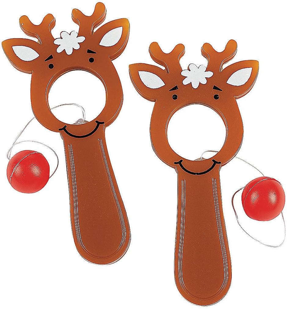 Fun Express - Reindeer Bull's Eye Games for Christmas - Toys - 48 Pieces