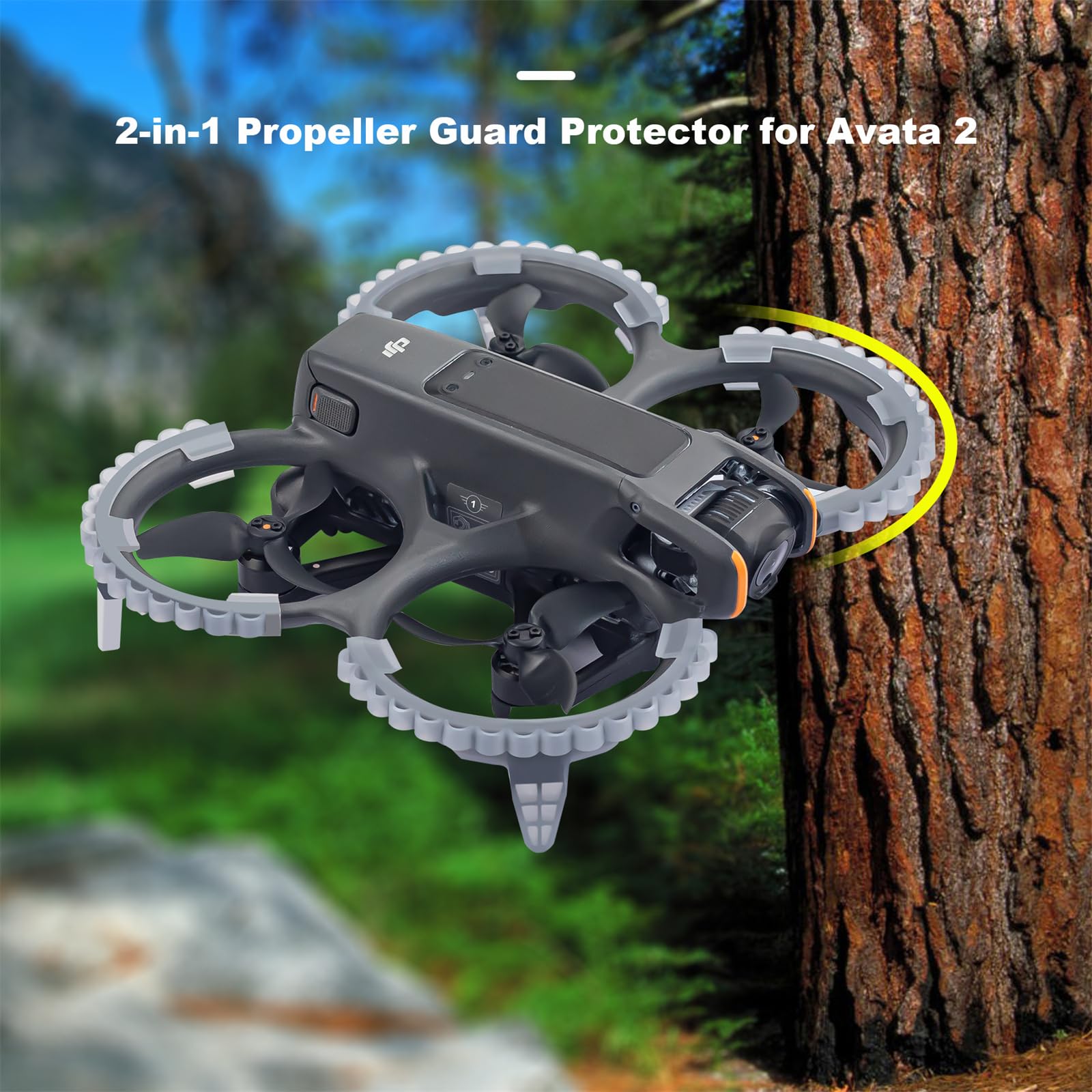 DJI Avata Full Propeller Guard Mit Fahrwerk Fixer Propeller Halter Prop Strap | K&F Concept