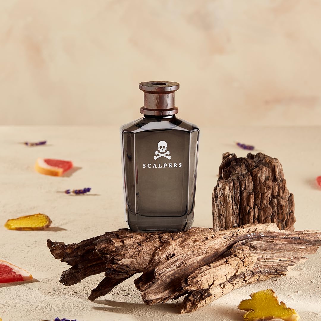 Scalpers The Club, woda perfumowana dla mężczyzn, aromatyczny zapach drzewny, 75 ml z rozpylaczem
