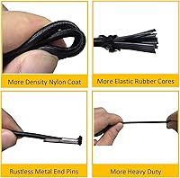 Vista 6 de Cable de repuesto para silla de gravedad cero, paquete de 4, cordón elástico para silla antigravedad, silla reclinable de patio, silla elástica