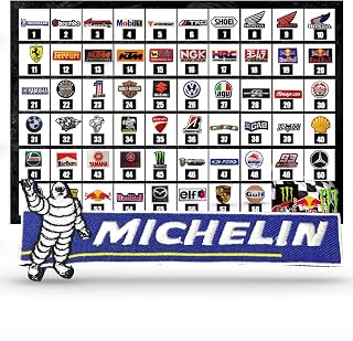 汎用 ミシュラン Michelin アイロン 刺繍 アップリケ レーシング ワッペン 1 用