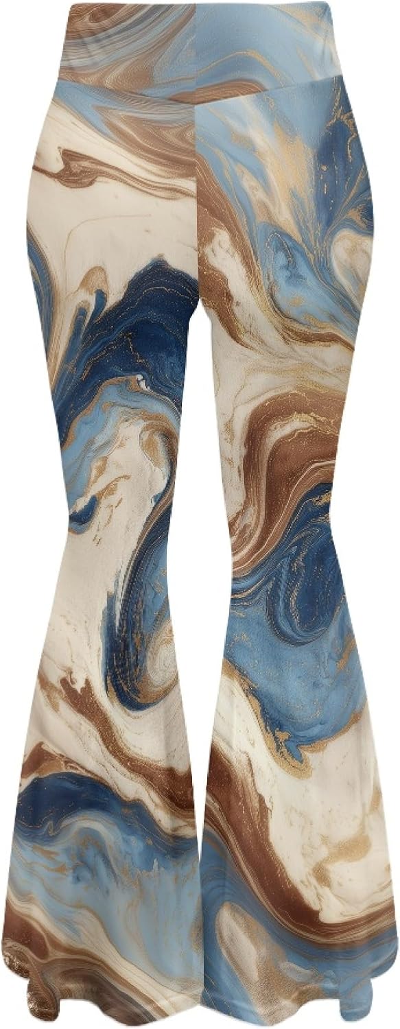 Amzbeauty High Waisted Yoga Pants for Women Tummy Control Stretch Bootcut Workout Flared Leggings