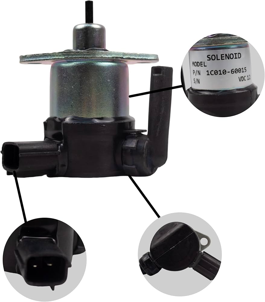 Amazon.com: RABROPAR 12V Fuel Shut Off Shutdown Solenoid 1C010