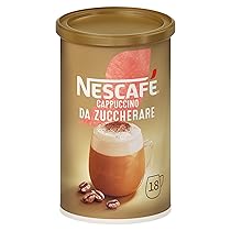 NESCAFÉ Cappuccino Solubile da Zuccherare, Barattolo 225g