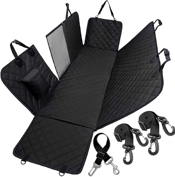 CHANCCI Waterproof Dog Car Seat Cover with Mesh Window