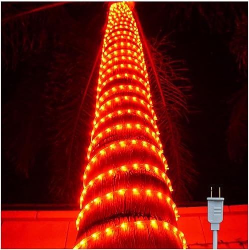 Miniatura 11 de Russell Decor 100 pies/30m Kit de lámparas de luces LED en cuerda para interiores y exteriores, iluminación decorativa brillante y flexible para