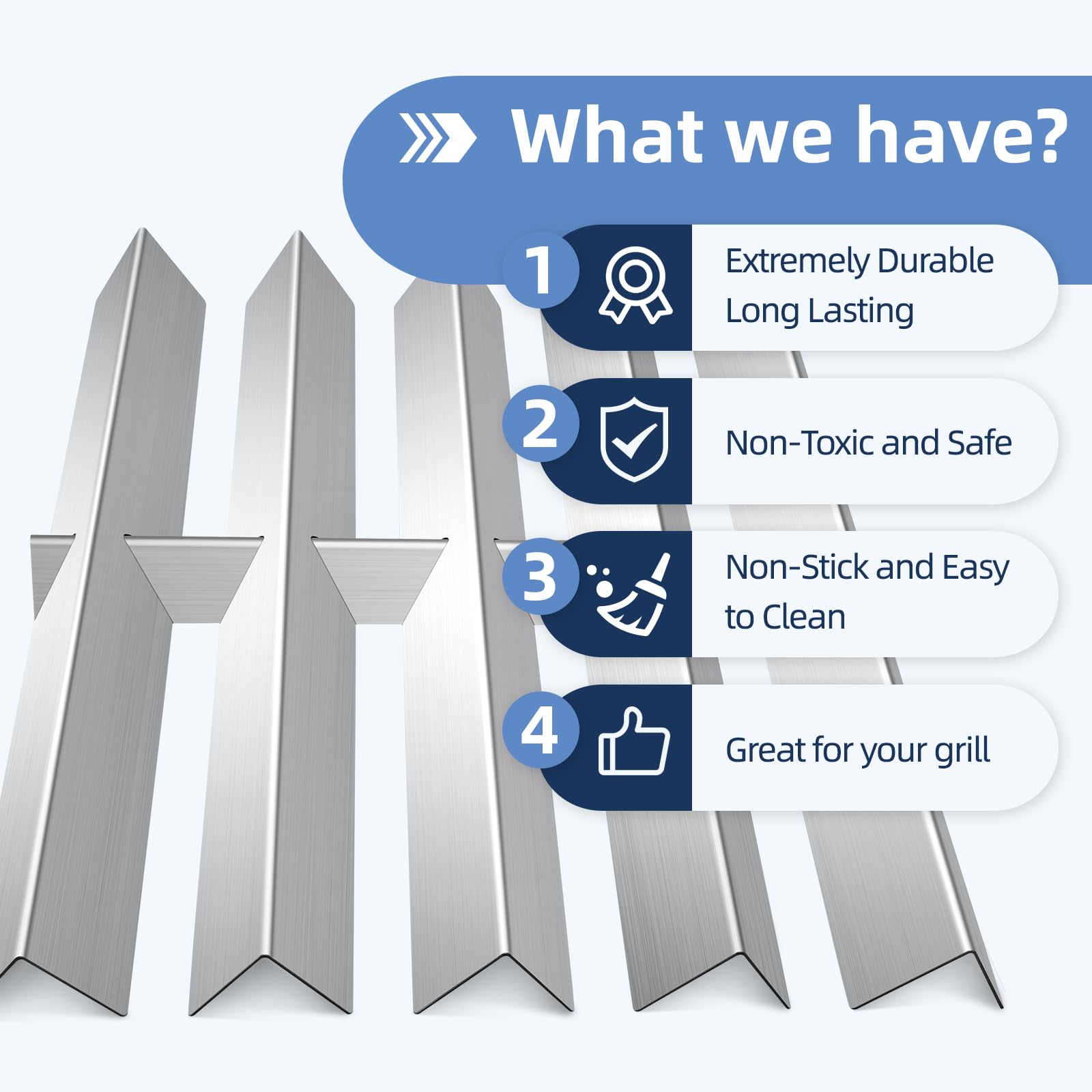 Flavorizer Bars 9898 For Silver/Gold/Platinum C/C4 Weber Summit - Main Image