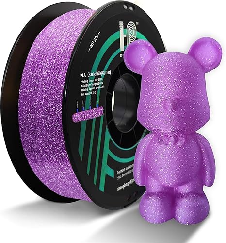 Gitter - Filamento de ácido poliláctico (PLA) para impresora 3D HP3DF de 0.069 pulgadas (0.069 in), dureza mejorada, más ácido poliláctico 100%