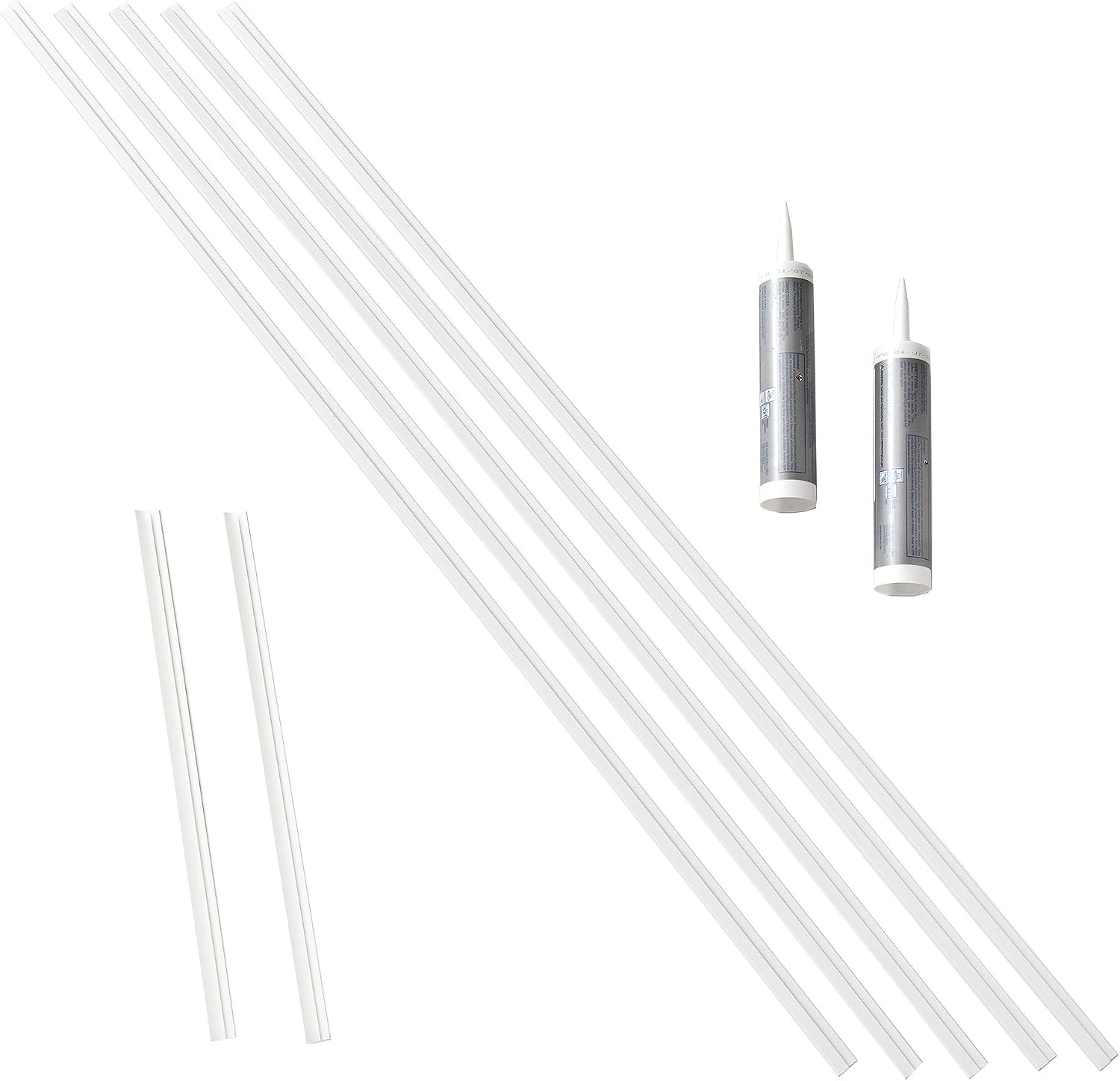FASÄDE Large Profile Backsplash Accessory Kit in Brushed Nickel