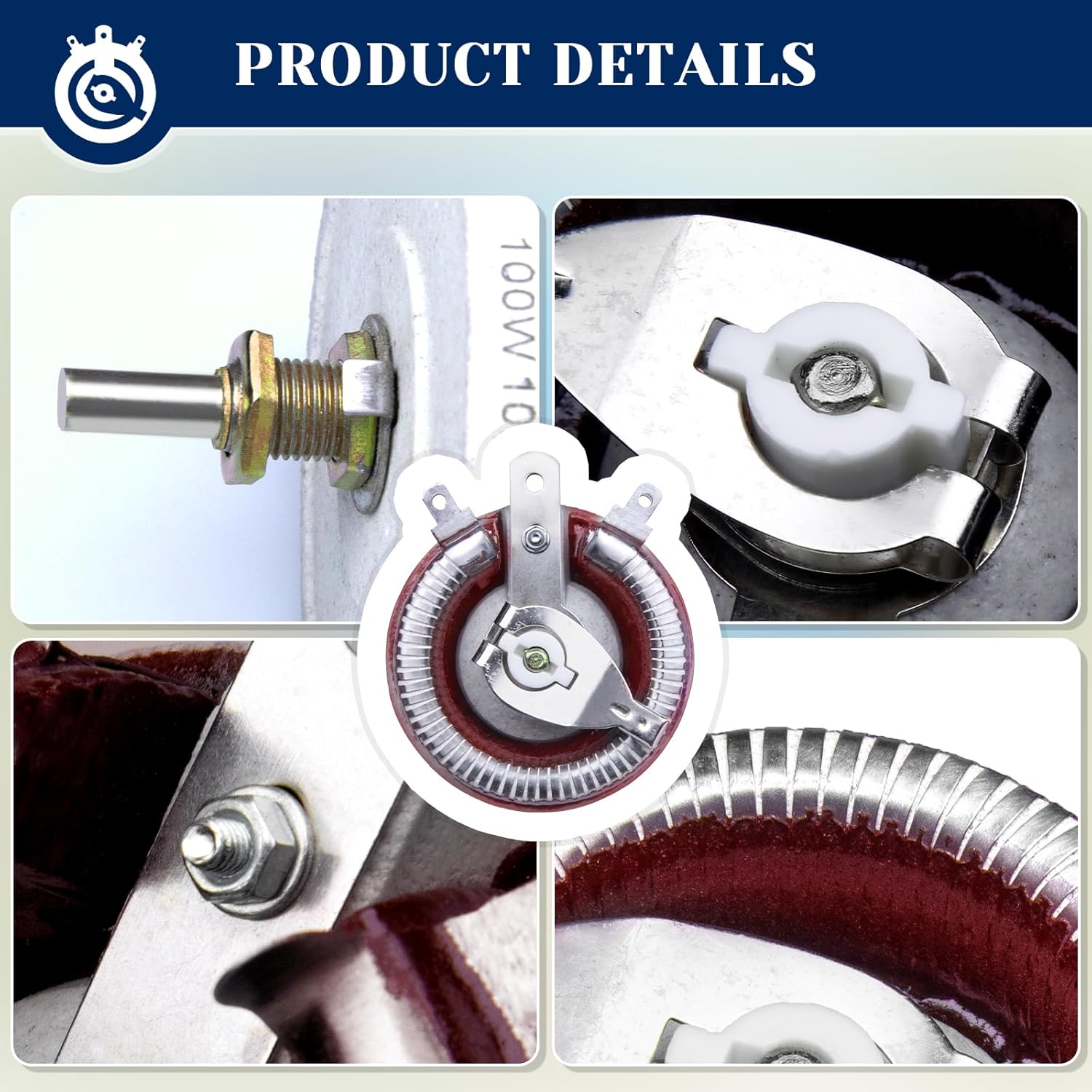 Rheostat 100W 10 Ohm 205839 117243 Welder Compatible with Bobcat 225G 225D 225Nt 225D Plus 225D Plus