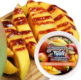 Sarape Treats Chamoy Rim Dip Mexican Tamarind Paste for Drinks, Fruit, Alcoholic Beverages, Candy, and More (Mango)