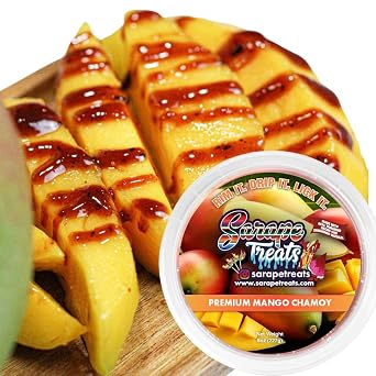 Sarape Treats Chamoy Rim Dip Mexican Tamarind Paste for Drinks, Fruit, Alcoholic Beverages, Candy, and More Mango