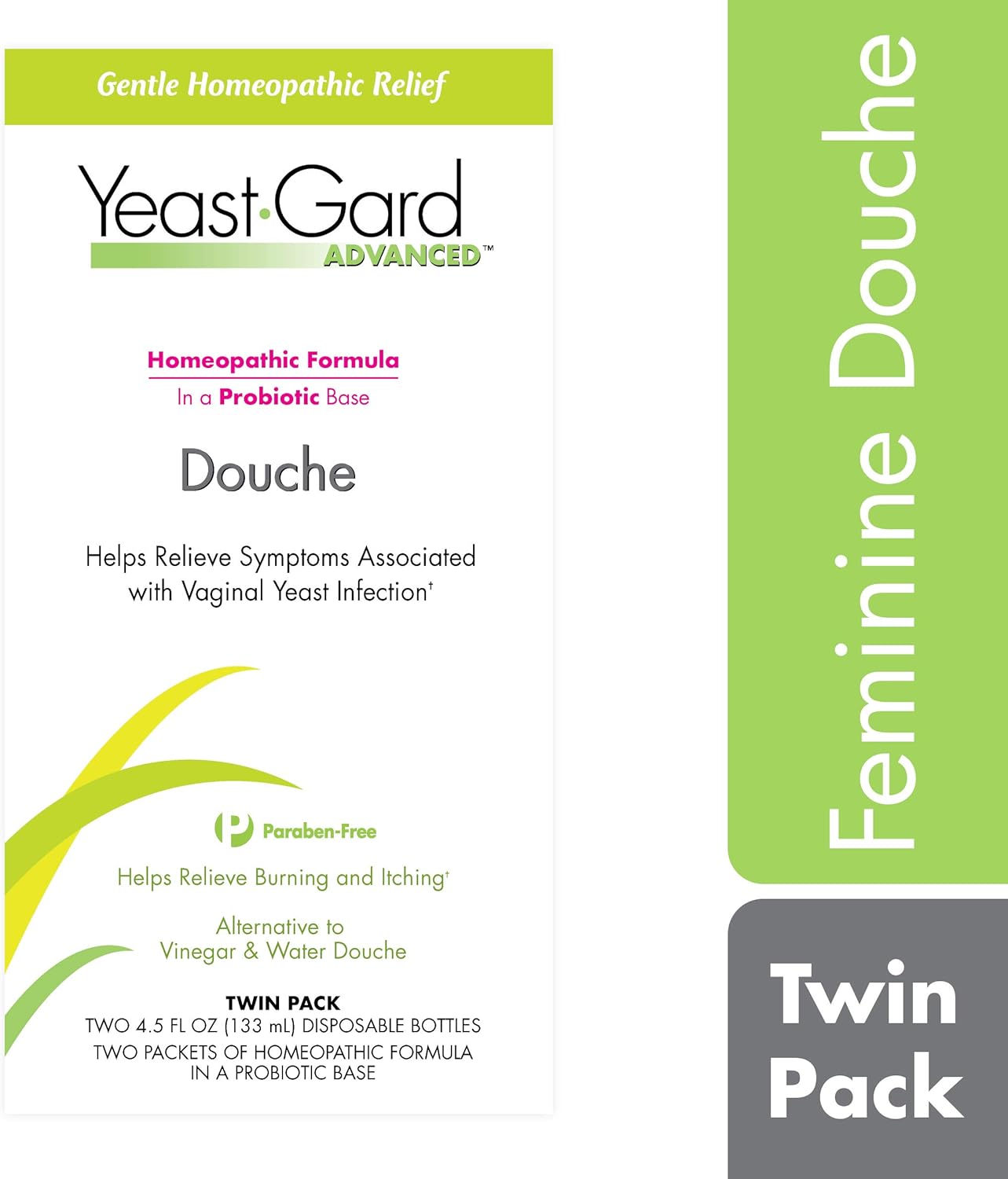 Yeast-Gard Advanced Homeopathic Douche , 4.5 Fl Oz (Pack of 2) : Health & Household