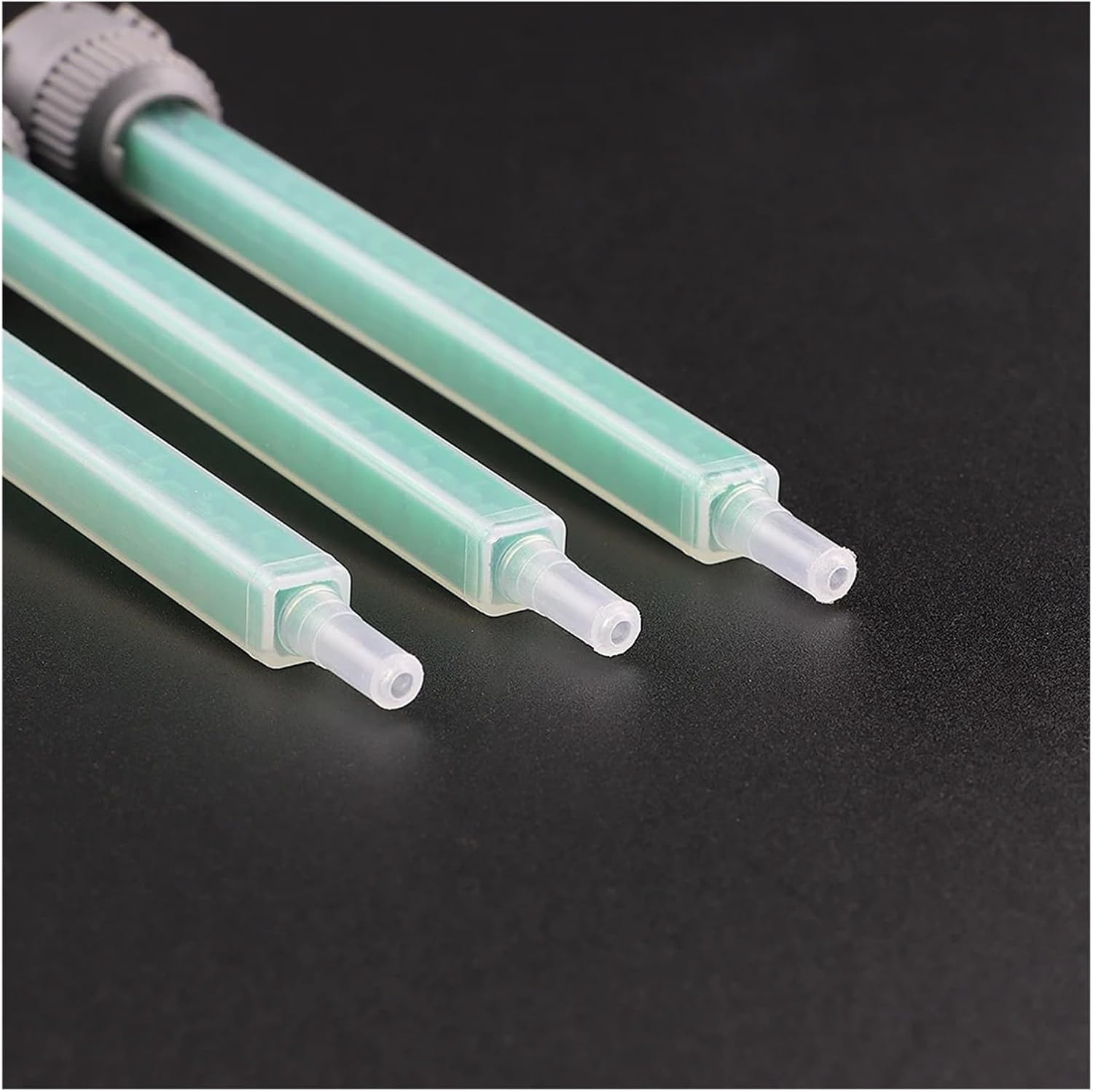 10/20/50/pcs Epoxy Adhesive Mixing Nozzle Tip Resin Mixer Adhesive for AB Glue Guns Applicator Mb6-24 Mixing Tube (1:1 Ratio)(50pcs)