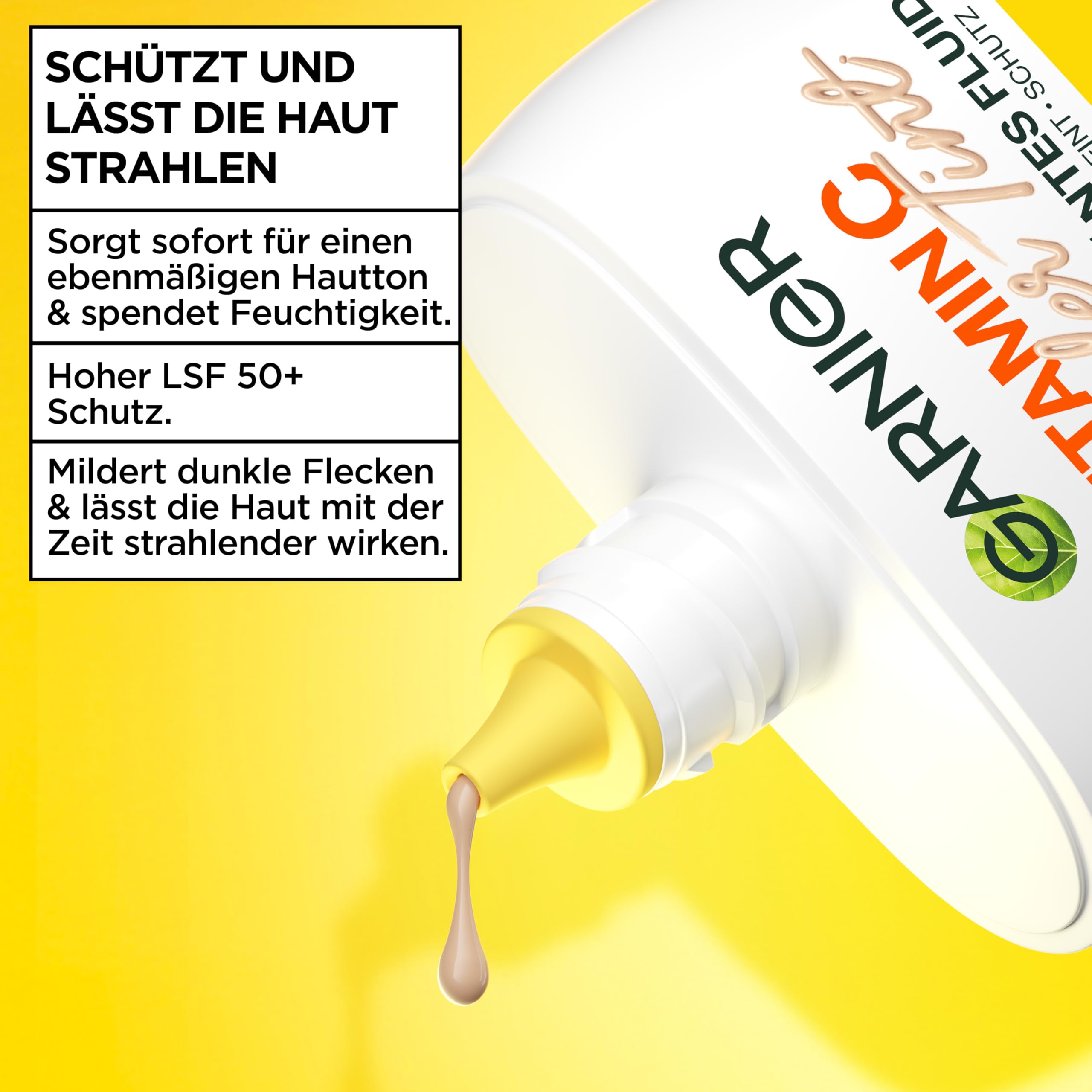 Garnier Vitamin C Anti-Müdigkeits Set – Routine mit Glow Booster Augencreme gegen Augenringe & Wonder Tint Getöntem Fluid Hell LSF 50+ – Pflegeset für eine wache Augenpartie & strahlenden Teint