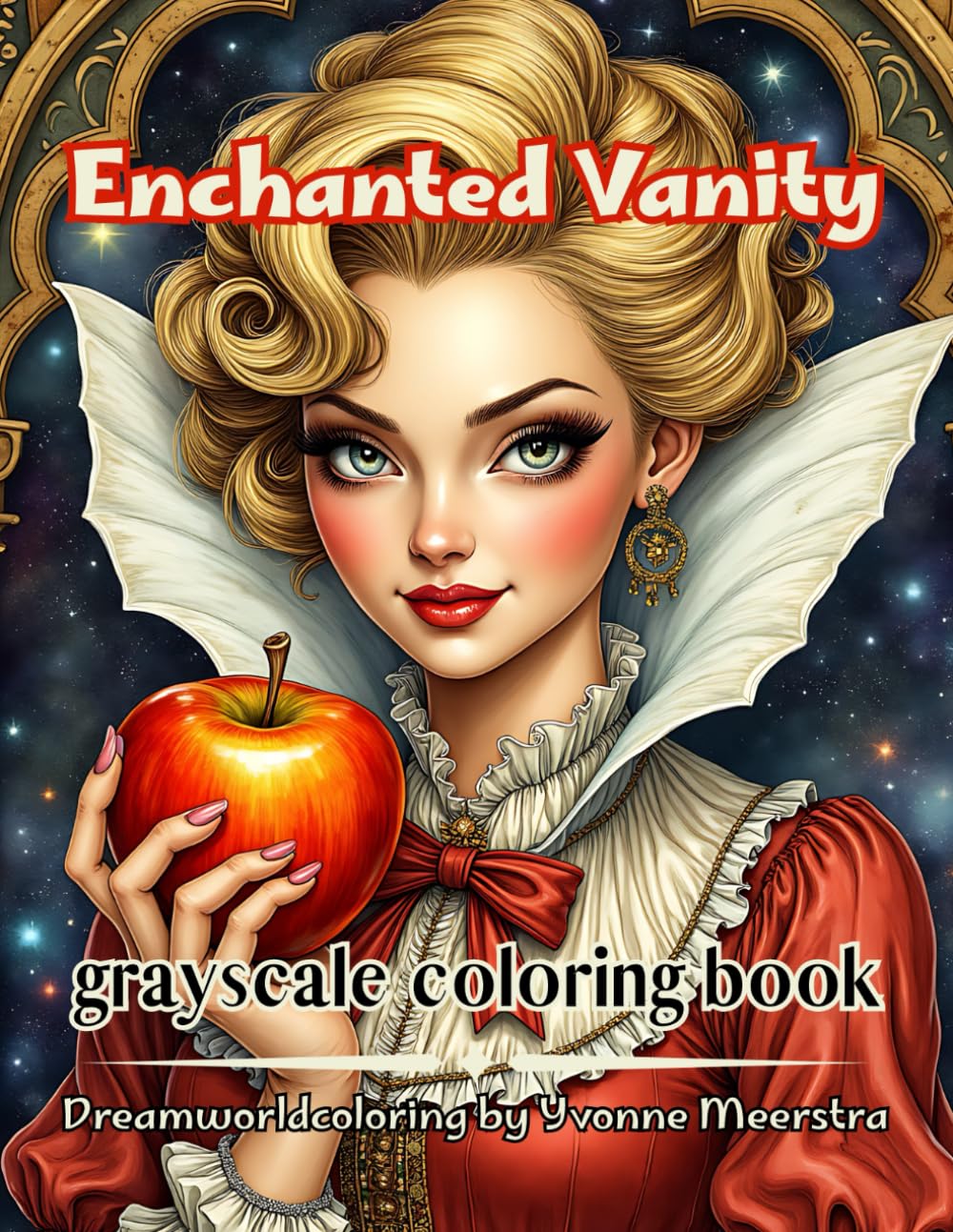 enchanted vanity: A Portrait Coloring Journey Through Timeless Beauty and Fantasy Worlds
