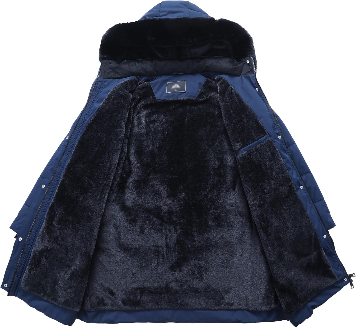 Women's Plus Size Winter Coat Waterproof warm Down Coat Detachable Hooded Parka Jacket - Image 4