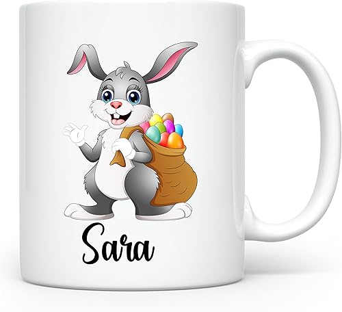 Miniatura 5 de Taza personalizada para niños y niñas  Taza personalizada de chocolate caliente, cacao, café, té y leche  Nombre personalizado regalo de cumpleaños