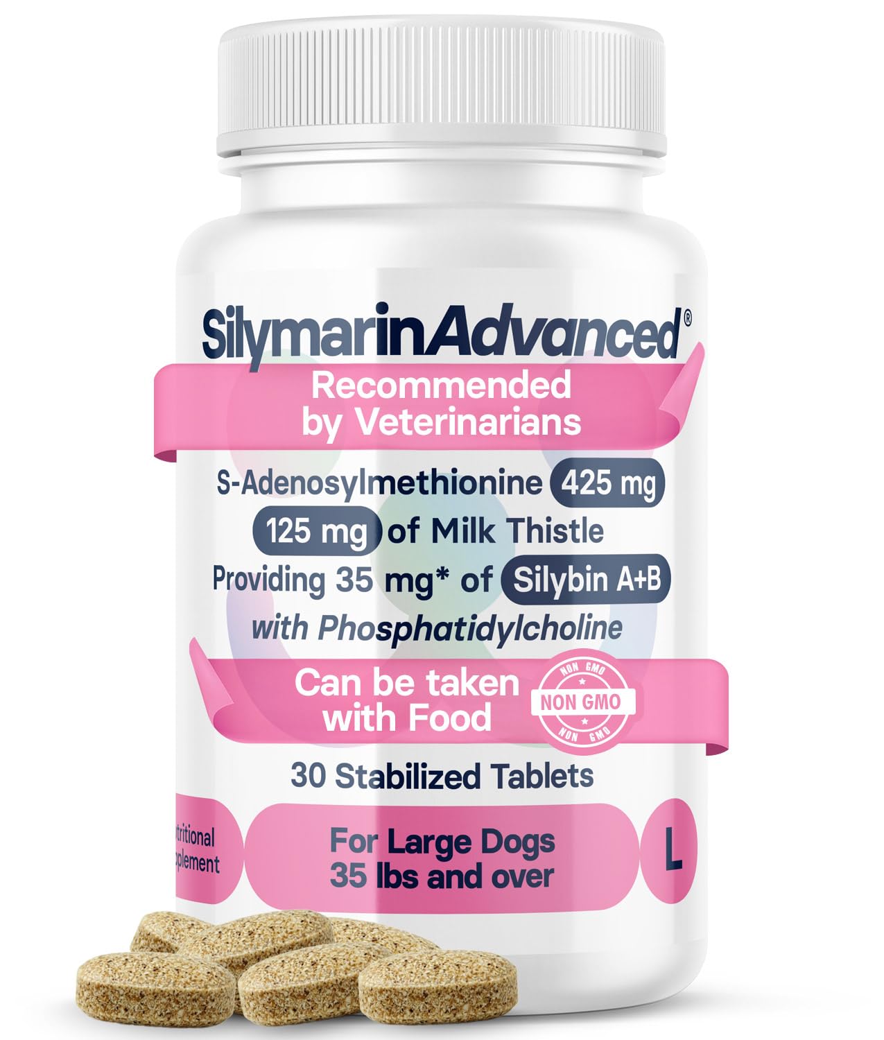 SilymarinAdvanced liver tablets for large dogs