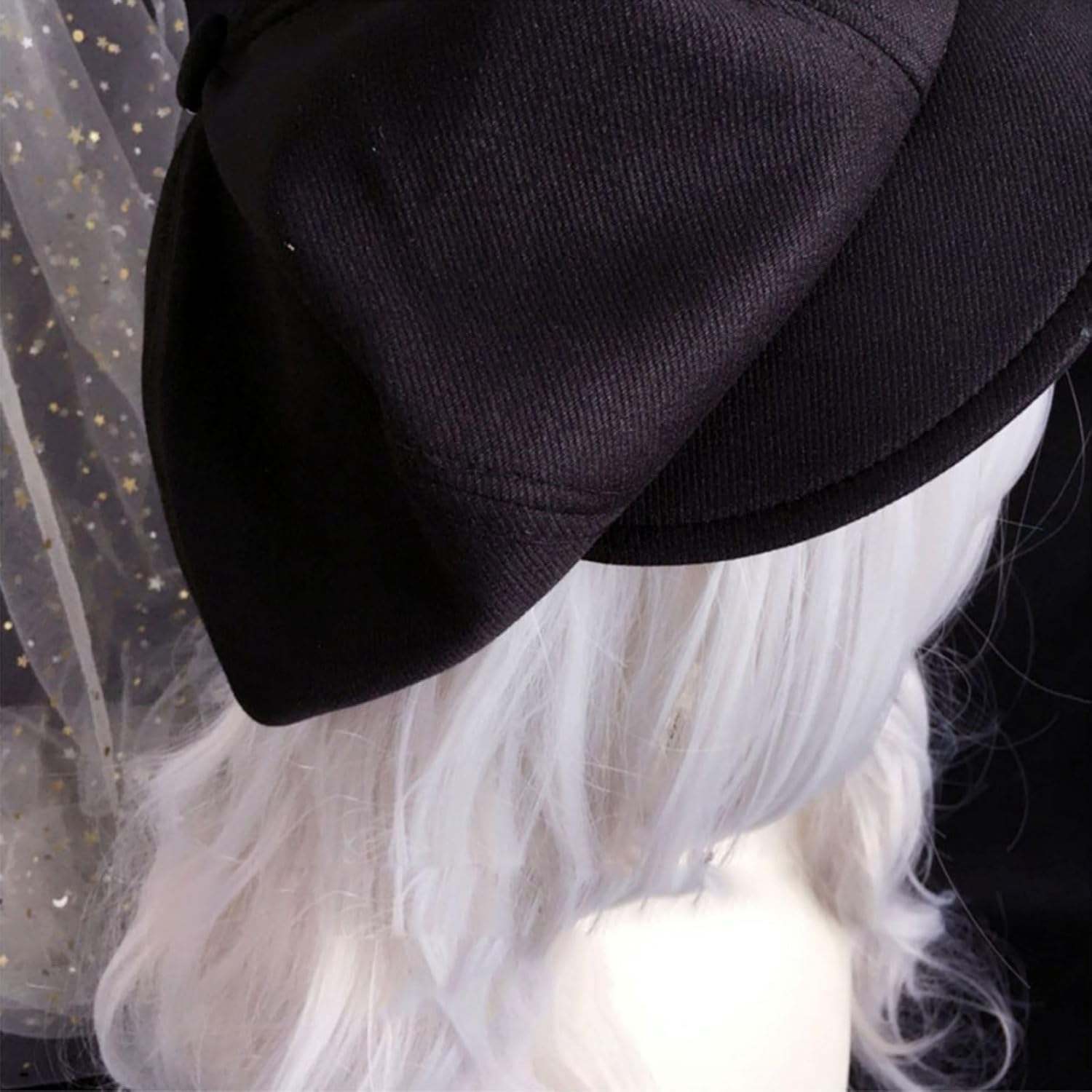 Punk Styles Hat Dark Aesthetic Heart Buckles Street Styles Berets Fashion Accessory for Parties and Performances Heart