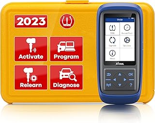 XTOOL TP150 TPMS Programming Tool, Universal TPMS Tire Sensor Relearn/Reset/Activate/XTOOL TS100 Sensor Programmer, Tire Pressure Monitor System Diagnostics Tool